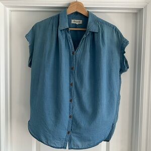Madewell Central Shirt in Bright Indigo